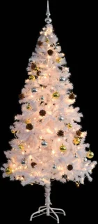 vidaXL Kunstkerstboom 180 cm Wit