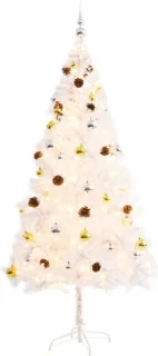 vidaXL Kunstkerstboom 180 cm Wit