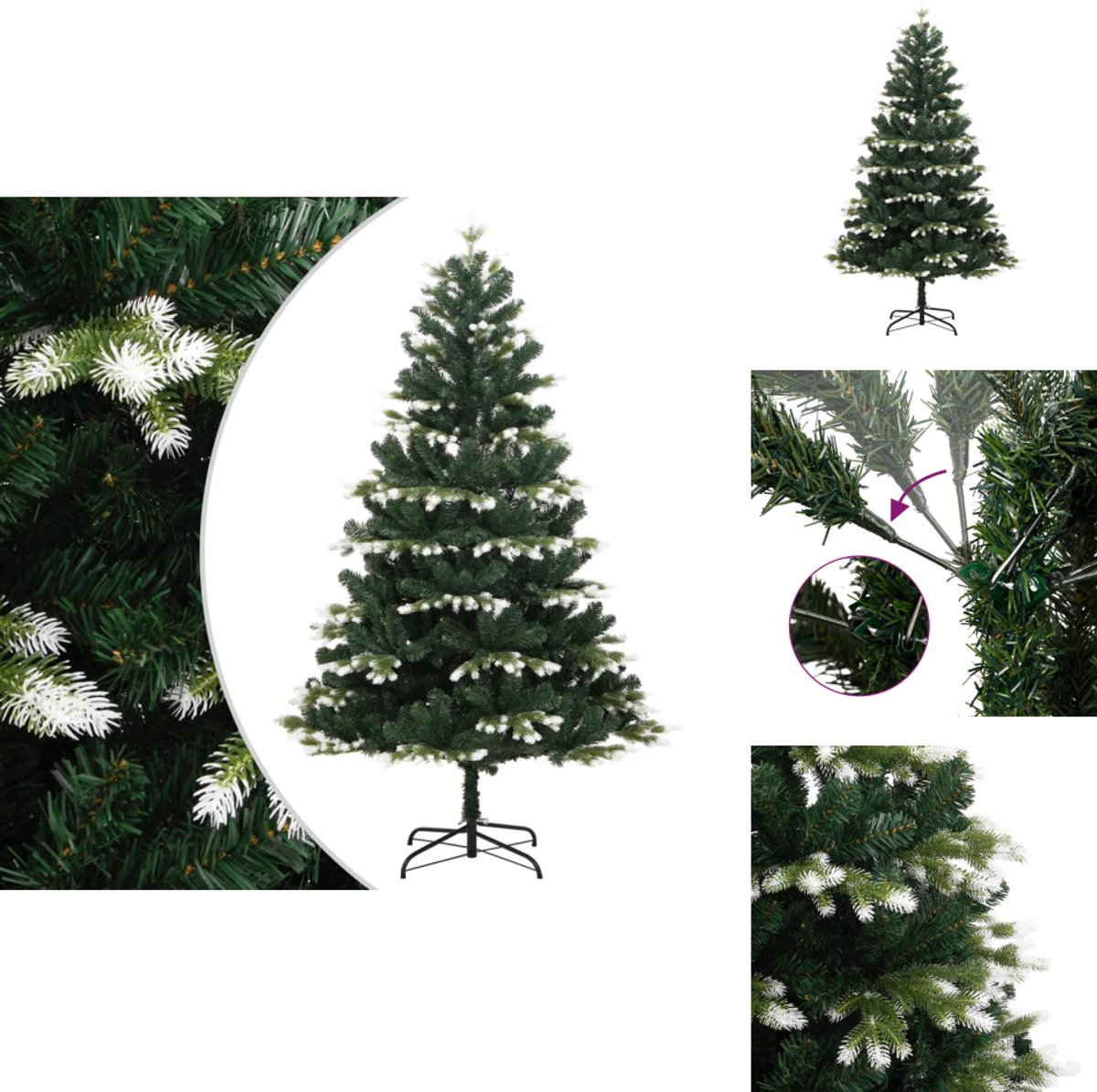 vidaXL Kunstkerstboom 210 cm