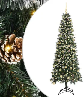 vidaXL kunstkerstboom 210 cm