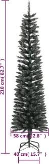 vidaXL Kunstkerstboom 210 cm