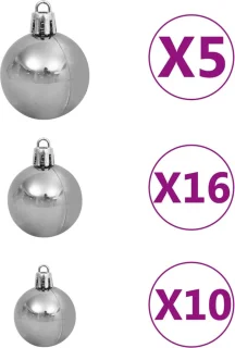 vidaXL Kunstkerstboom 210 cm