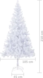 vidaXL Kunstkerstboom 210 cm