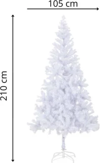 vidaXL Kunstkerstboom 210 cm