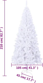 vidaXL Kunstkerstboom 210 cm