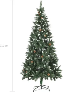 vidaXL Kunstkerstboom 210 cm