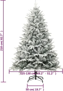 vidaXL Kunstkerstboom 210 cm