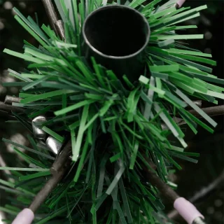 vidaXL Kunstkerstboom 210 cm groen
