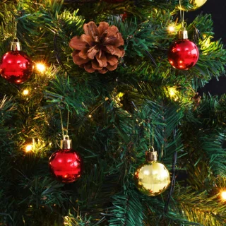 vidaXL Kunstkerstboom 210 cm groen