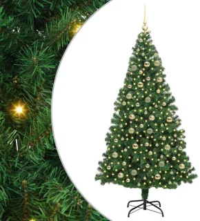 vidaXL kunstkerstboom 210 cm groen