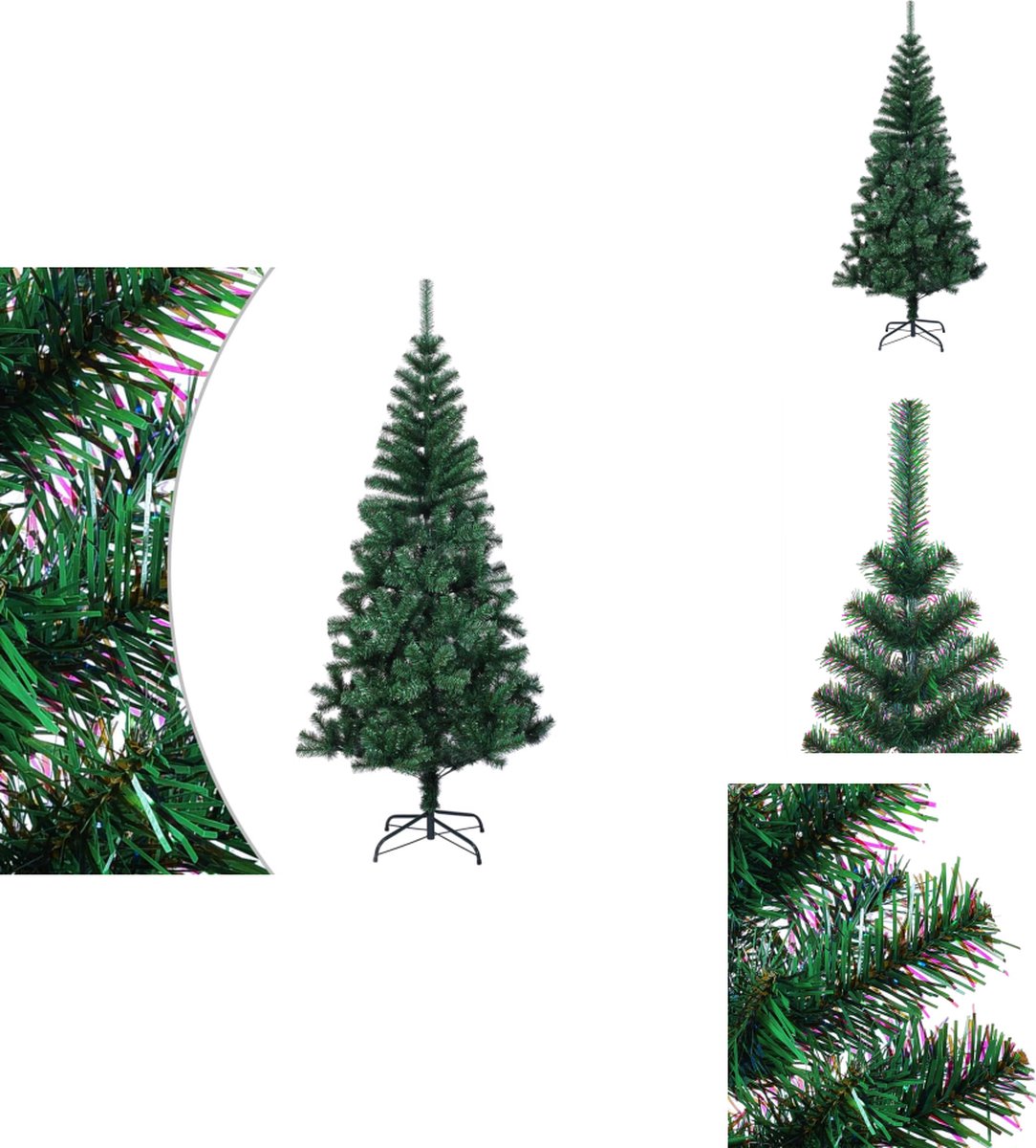 vidaXL Kunstkerstboom 210 cm groen