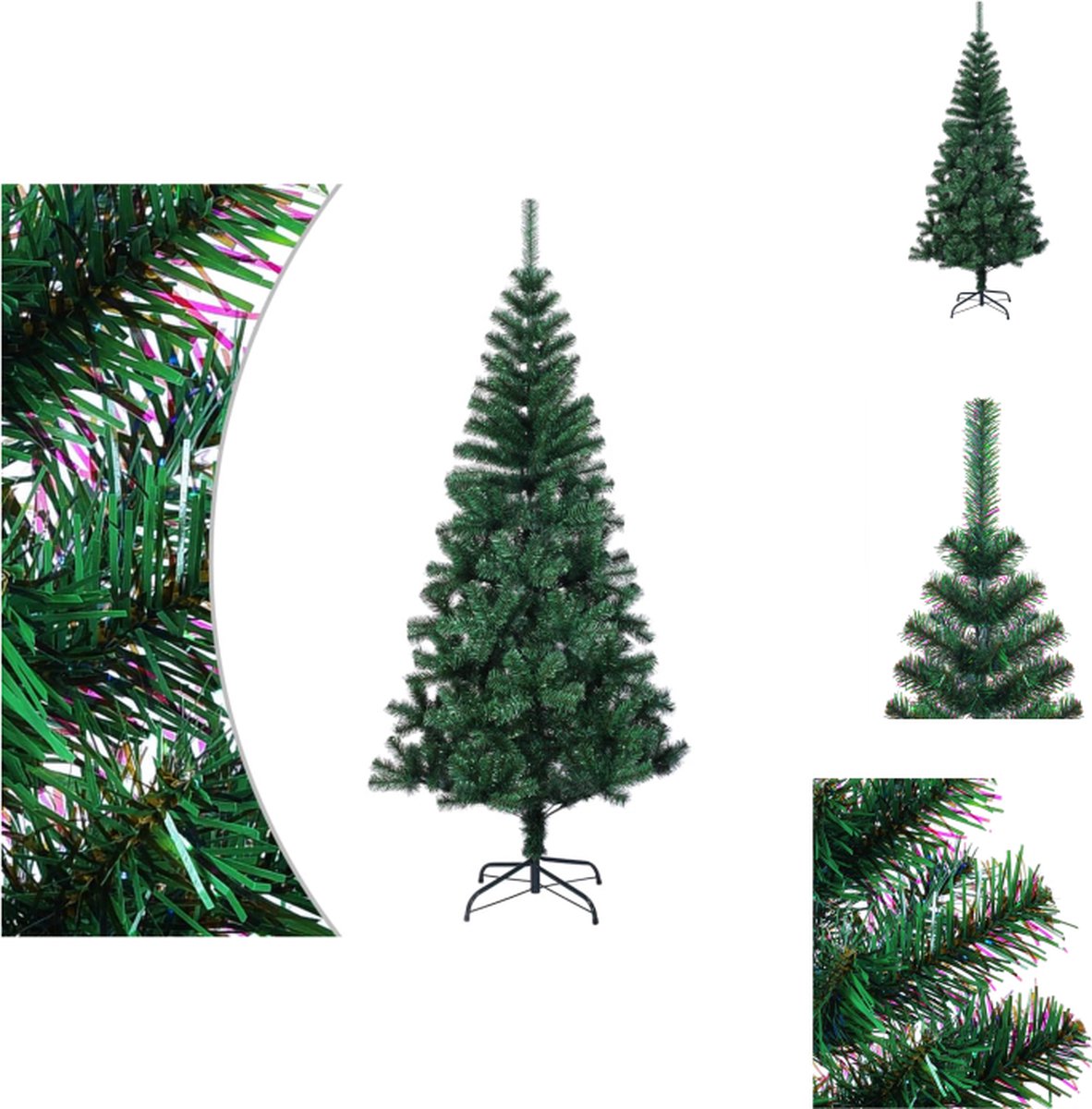 vidaXL Kunstkerstboom 210 cm groen