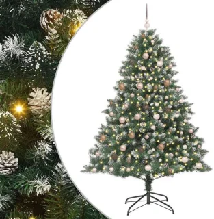 vidaXL Kunstkerstboom 210 cm - groen