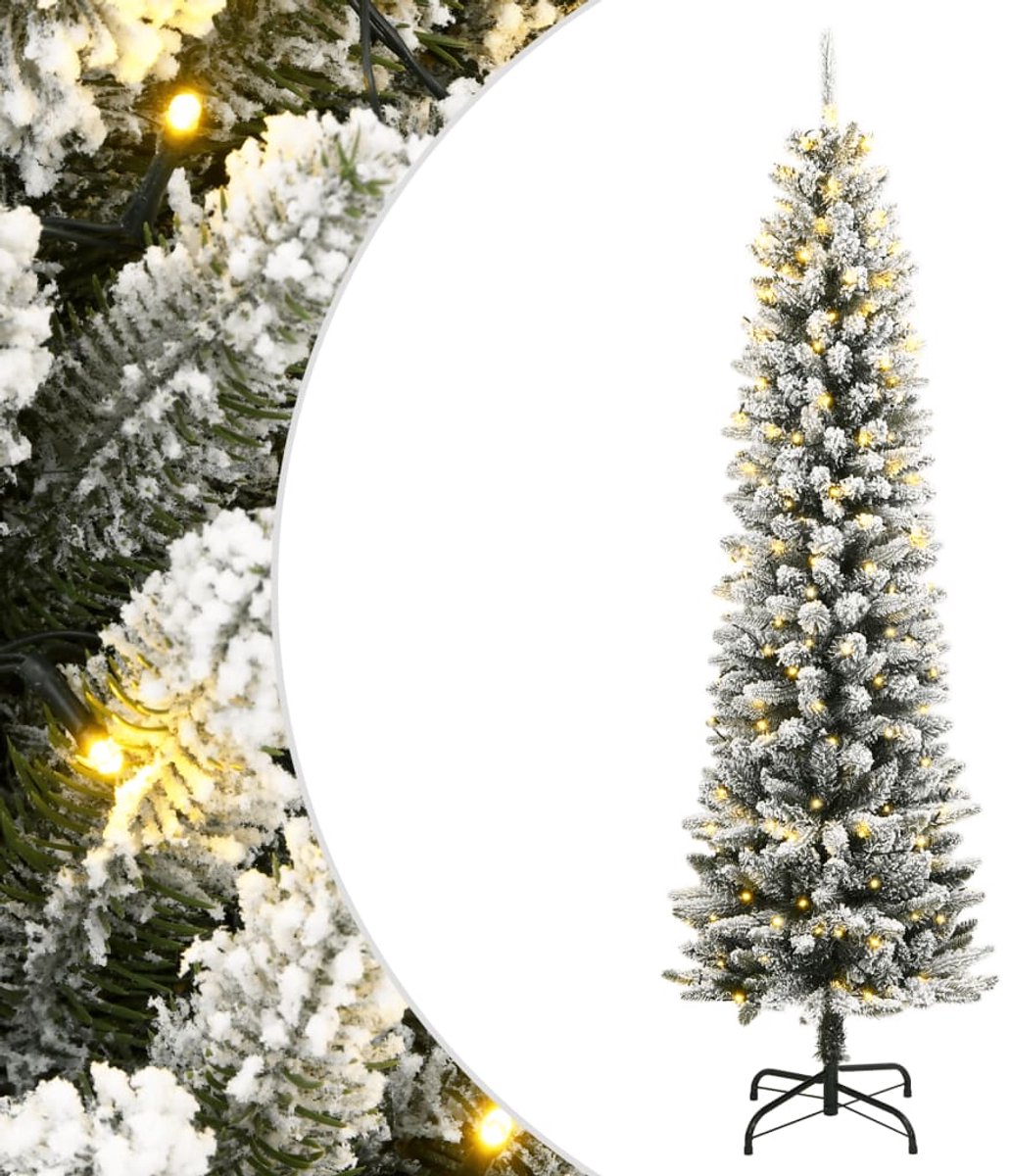 vidaXL Kunstkerstboom 210 cm LED