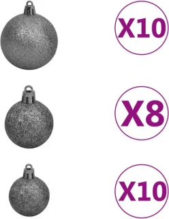 vidaXL Kunstkerstboom 210 cm