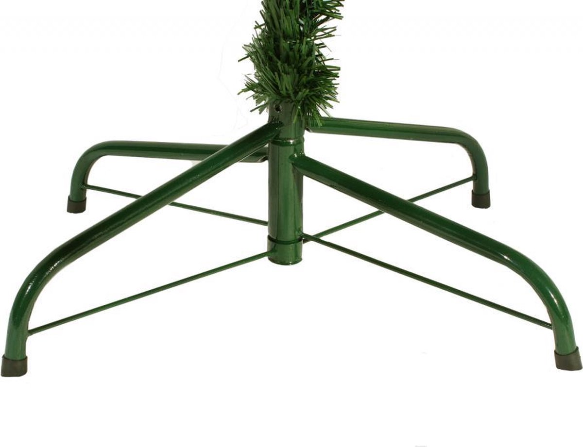 vidaXL Kunstkerstboom 210 cm met stalen standaard