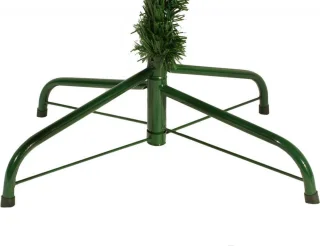 vidaXL Kunstkerstboom 210 cm met stalen standaard