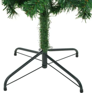 vidaXL Kunstkerstboom 210 cm met stalen standaard