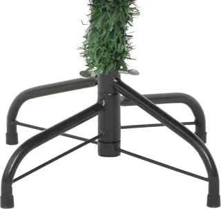 vidaXL Kunstkerstboom 210 cm met stalen standaard