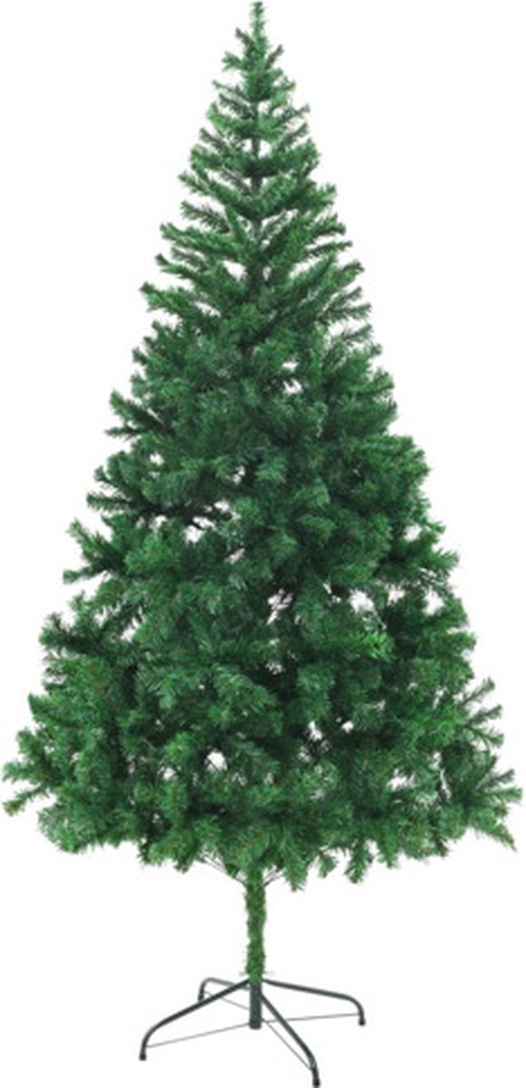 vidaXL Kunstkerstboom 210 cm met stalen standaard