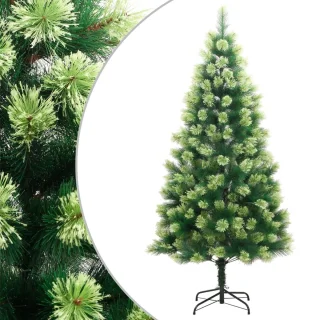 vidaXL Kunstkerstboom 210 cm met standaard