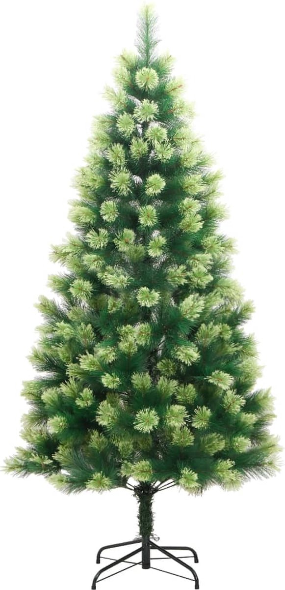 vidaXL Kunstkerstboom 210 cm met standaard