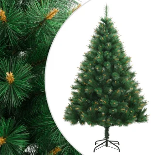 vidaXL Kunstkerstboom 210 cm met standaard