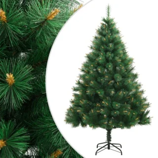 vidaXL Kunstkerstboom 210 cm met standaard