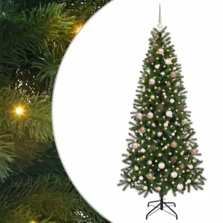 vidaXL kunstkerstboom 210 cm met standaard