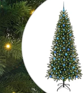 vidaXL Kunstkerstboom 210 cm PE en PVC