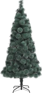 vidaXL Kunstkerstboom 210 cm PET groen