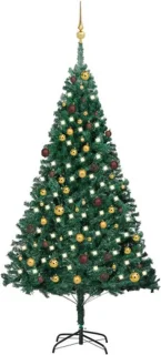 vidaXL kunstkerstboom 210 cm PVC groen