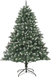 vidaXL Kunstkerstboom 210 cm PVC