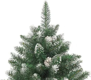 vidaXL Kunstkerstboom 210 cm PVC
