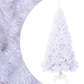 vidaXL Kunstkerstboom 210 cm PVC wit
