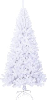 Wat vinden we goed aan de vidaXL Kunstkerstboom 210 cm PVC wit