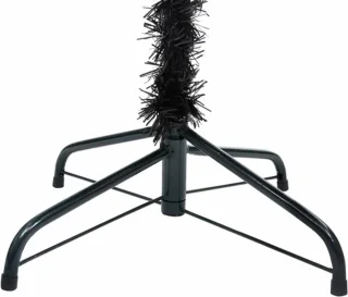 vidaXL Kunstkerstboom 210 cm PVC Zwart