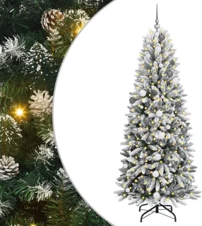 vidaXL Kunstkerstboom 210 cm wit
