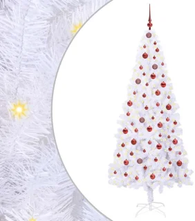 vidaXL kunstkerstboom 210 cm wit
