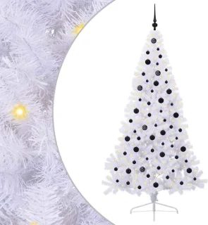vidaXL Kunstkerstboom 210 cm wit