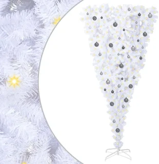 vidaXL kunstkerstboom 210 cm wit