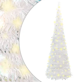 vidaXL Kunstkerstboom 210 cm wit