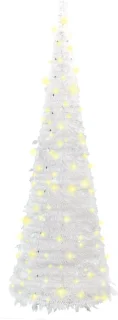 vidaXL Kunstkerstboom 210 cm wit