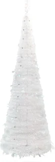 vidaXL Kunstkerstboom 210 cm wit