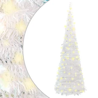 vidaXL Kunstkerstboom 210 cm wit