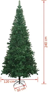 vidaXL Kunstkerstboom 240 cm