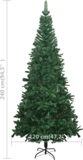 vidaXL Kunstkerstboom 240 cm