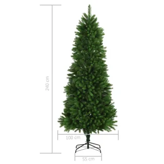 vidaXL Kunstkerstboom 240 cm groen