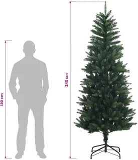 vidaXL kunstkerstboom 240 cm Groen