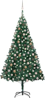 vidaXL Kunstkerstboom 240 cm groen